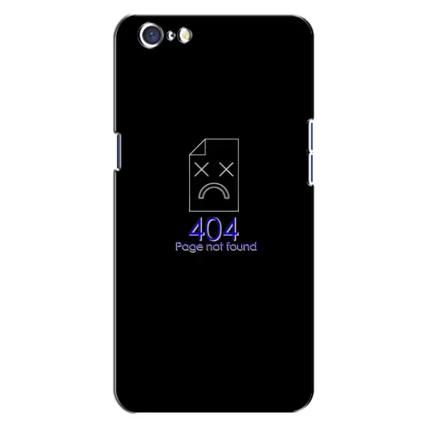 Чехол с рисунком «Ошибка 404» для OPPO A71 Чехол с рисунком «Ошибка 404» для OPPO A71