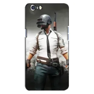Силиконовый чехол с картинкой "Герой Pubg" на Oppo A71 (Пабг)