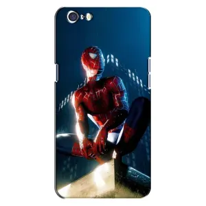 Чехол Супергерой Человека Паука на Oppo A71 (Паук на доме)