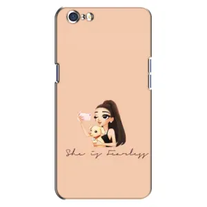 Силіконовый Чохол на Oppo A71 з картинкой Модных девушек (З собакою)
