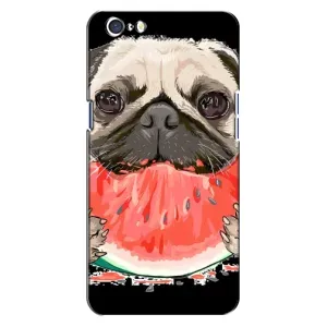 Чехол (ТПУ) Милые собачки для Oppo A71 (Смешной Мопс)