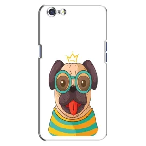 Бампер для Oppo A71 с картинкой "Песики" (Собака Король)