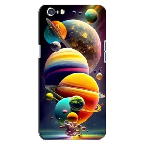 Чохол (ТПУ) з планетами на Oppo A71 (Сонячна система)