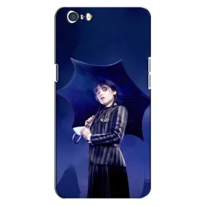Чохол з картинкою Венсдей на Oppo A71 (Венсдей з парасолькою)