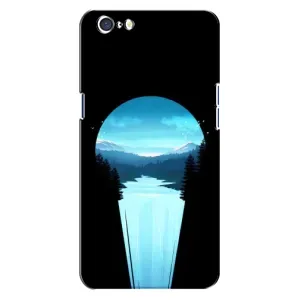 Літній Чохол на Oppo A71 (Синій Водоспад)