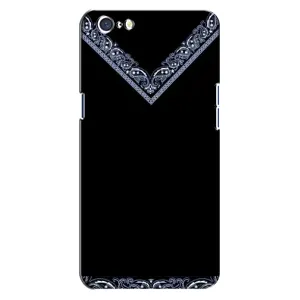 Силиконовый Чехол на Oppo A71 (Воротник вышиванки)