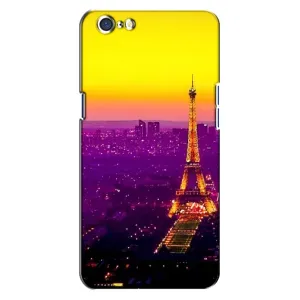 Чехол с Эйфелевой башней на Oppo A71 (Яркая башня)