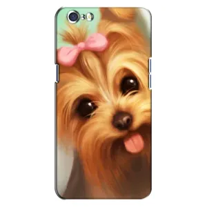 Чехол (ТПУ) Милые собачки для Oppo A71 (Йоршенский терьер)