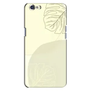 Чехол цветочный дизайн для Oppo A71 (Зелёный фон)