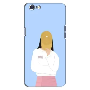 Силіконовый Чохол на Oppo A71 з картинкой Модных девушек (Жовта кепка)