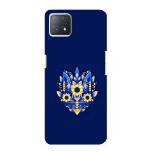 Чехол Укр Символика для Oppo a72 (5G) (Цветущий Герб)