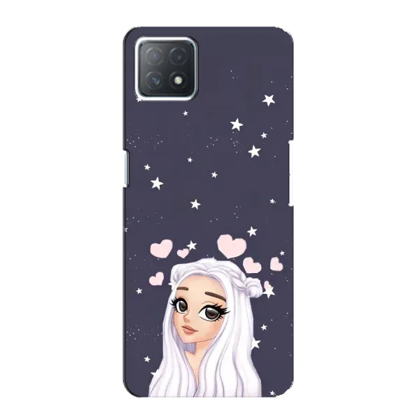 Чехол с рисунком «Девушка и сердечки» для OPPO A72 (5G) Чехол с рисунком «Девушка и сердечки» для OPPO A72 (5G)