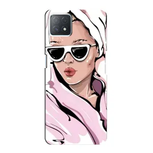 Чехол с картинкой Модные Девчонки Oppo a72 (5G) (Девушка в халате)