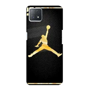 Силиконовый Чехол Nike Air Jordan на Оппо А72 (5G) (Джордан 23)