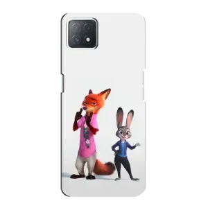 Силиконовый чехол с принтом Зоотрополіс для Oppo a72 (5G) (Джуди и Ник)