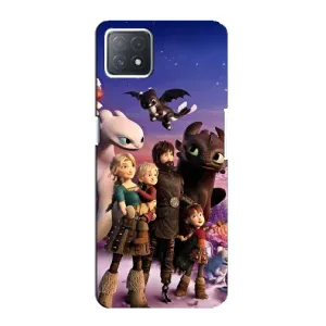 Чехол дракон Беззубик для Oppo a72 (5G) (Герои дракона)