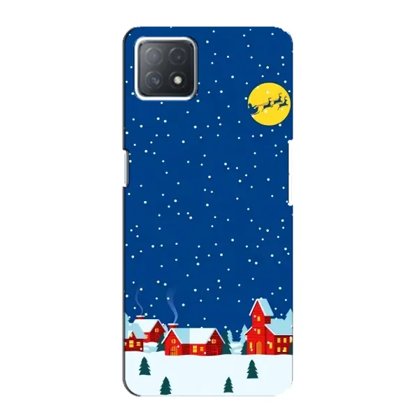Чехол с рисунком «Город в снегу» для OPPO A72 (5G) Чехол с рисунком «Город в снегу» для OPPO A72 (5G)