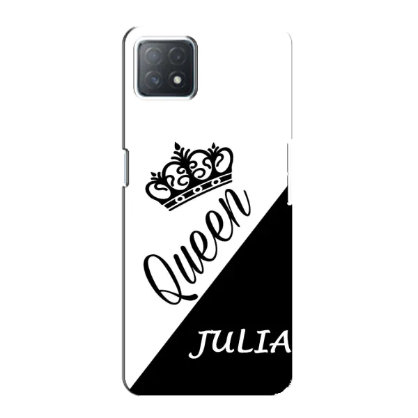Чехол с рисунком «JULIA» для OPPO A72 (5G)