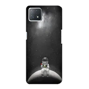 Силіконовый Чохол з принтом "Космонавти" на Oppo a72 (5G) (Космонавт романтик)