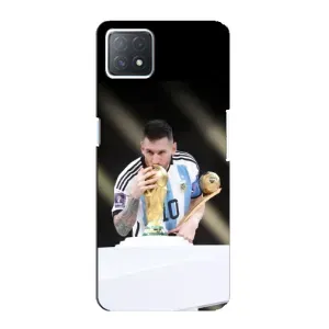 Чехлы Лео Месси Аргентина для Oppo a72 (5G) (Кубок Мира)