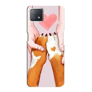 Чехол (ТПУ) Милые собачки для Oppo a72 (5G) (Любовь к собакам)