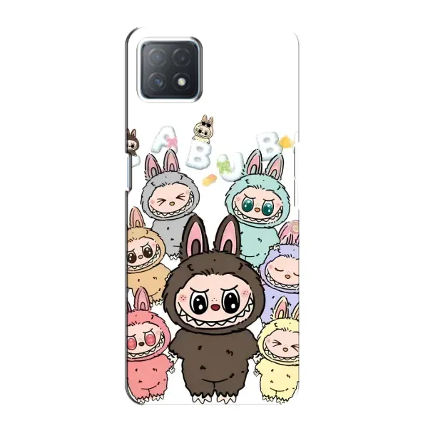 Чехол с рисунком «Маленькие Лабубу» для OPPO A72 (5G)