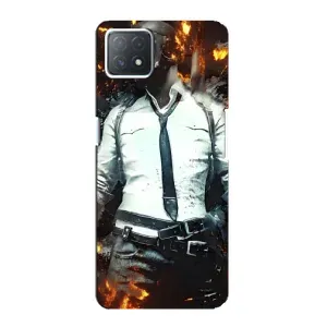 Силиконовый чехол с картинкой "Герой Pubg" на Oppo a72 (5G) (Man Пубг)