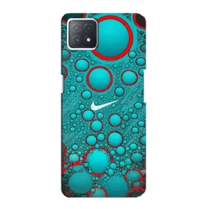 Силиконовый Чехол на Oppo a72 (5G) с картинкой Nike (Найк зеленый)