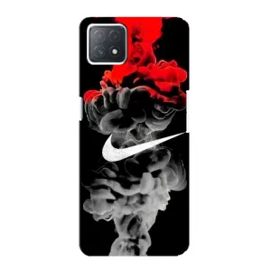Силиконовый Чехол на Oppo a72 (5G) с картинкой Nike (Nike дым)