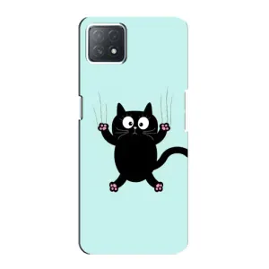 Силіконовий чохол з котиком для Oppo a72 (5G) (Падаючий кіт)