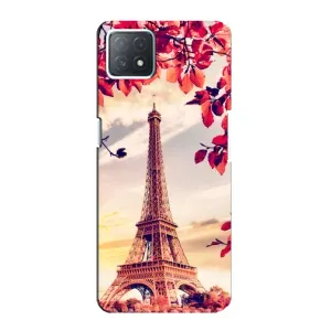 Чехол с Эйфелевой башней на Oppo a72 (5G) (Paris photo)