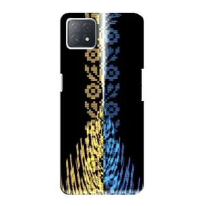 Силиконовый Чехол на Oppo a72 (5G) (Патриотическая вышиванка)