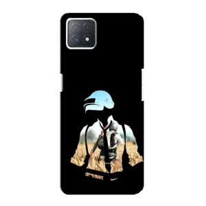 Силиконовый чехол с картинкой "Герой Pubg" на Oppo a72 (5G) (Пубг мен)