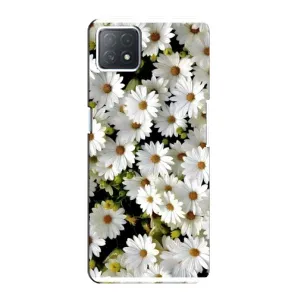 Чехол с ромашками на Oppo a72 (5G) (Рамка в ромашках)