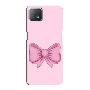 Чохол банти для Oppo a72 (5G) (Рожевий бантик)