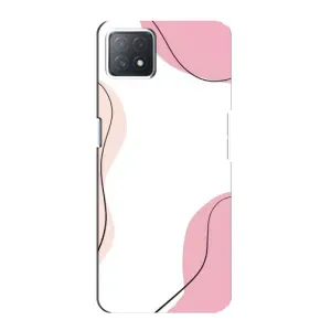 Чехол цветочный дизайн для Oppo a72 (5G) (Розовый фон)