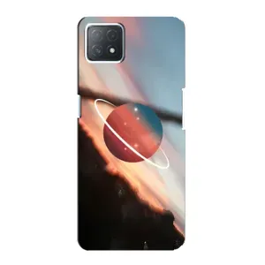 Чохол (ТПУ) з планетами на Oppo a72 (5G) (Сатурн)