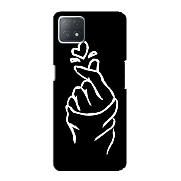 Чехол с рисунком «Сердце на черном» для OPPO A72 (5G) Чехол с рисунком «Сердце на черном» для OPPO A72 (5G)