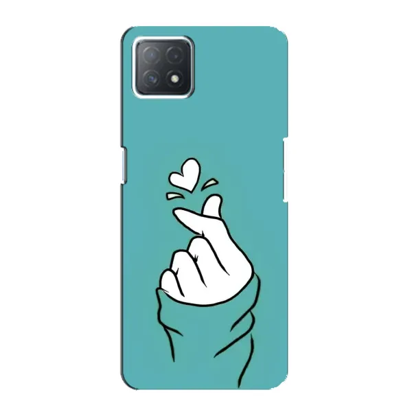 Чехол с рисунком «Сердечко на бирюзовом» для OPPO A72 (5G) Чехол с рисунком «Сердечко на бирюзовом» для OPPO A72 (5G)
