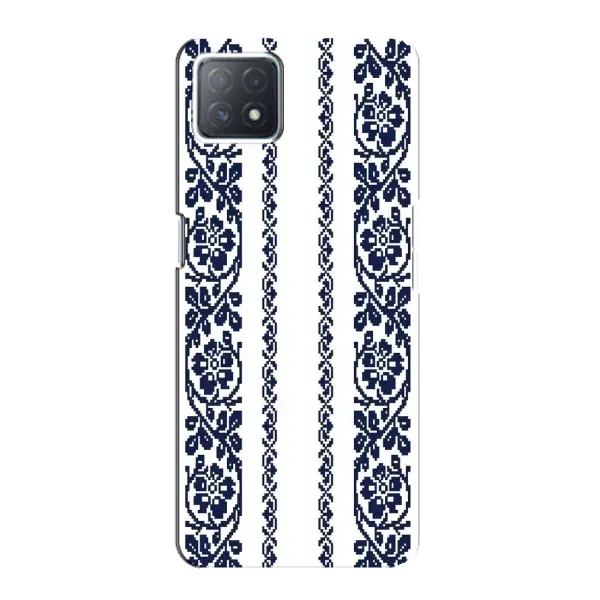 Чехол с рисунком «Синяя вышиванка» для OPPO A72 (5G) Чехол с рисунком «Синяя вышиванка» для OPPO A72 (5G)