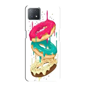 Чохол з зображенням смачної їжі для Oppo a72 (5G) (Соковиті пончики)