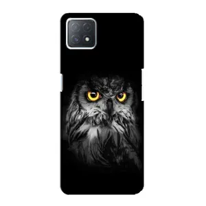 Чехлы с принтом СОВЫ для Oppo a72 (5G) (Сова на чёрном)