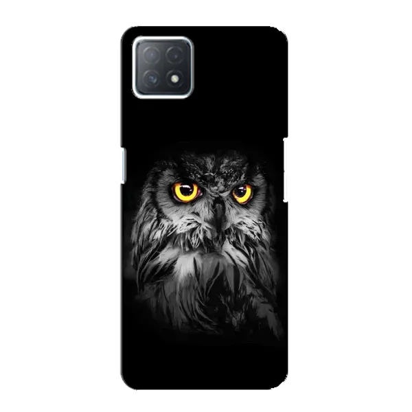 Чехол с рисунком «Сова на чёрном» для OPPO A72 (5G) Чехол с рисунком «Сова на чёрном» для OPPO A72 (5G)