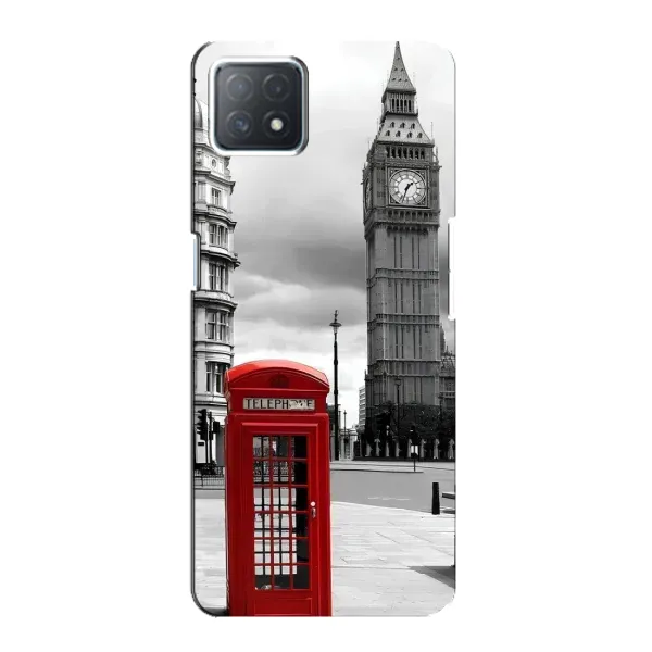 Чехол с рисунком «TELEPHONE» для OPPO A72 (5G)