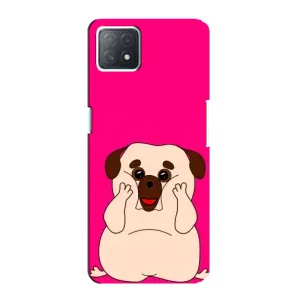 Чохол (ТПУ) Милі песики для Oppo a72 (5G) (Веселий Мопсік)