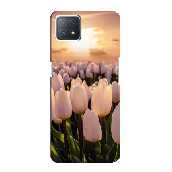 Чехол с рисунком «Закат с цветами» для OPPO A72 (5G) Чехол с рисунком «Закат с цветами» для OPPO A72 (5G)