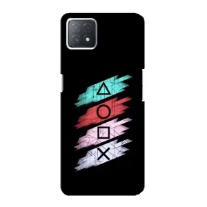 Чехол с рисунком «Значки Sony» для OPPO A72 (5G)