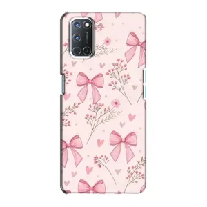 Чехол банты для Oppo A72 (Банты с цветами)