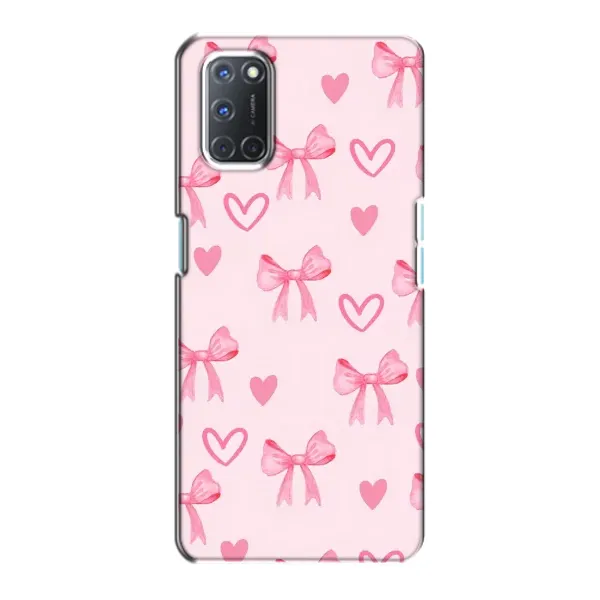 Чехол с рисунком «Бантики и сердечки» для OPPO A72 Чехол с рисунком «Бантики и сердечки» для OPPO A72