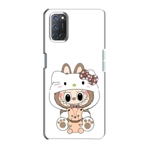 Чехол с рисунком «Белый Лабубу» для OPPO A72